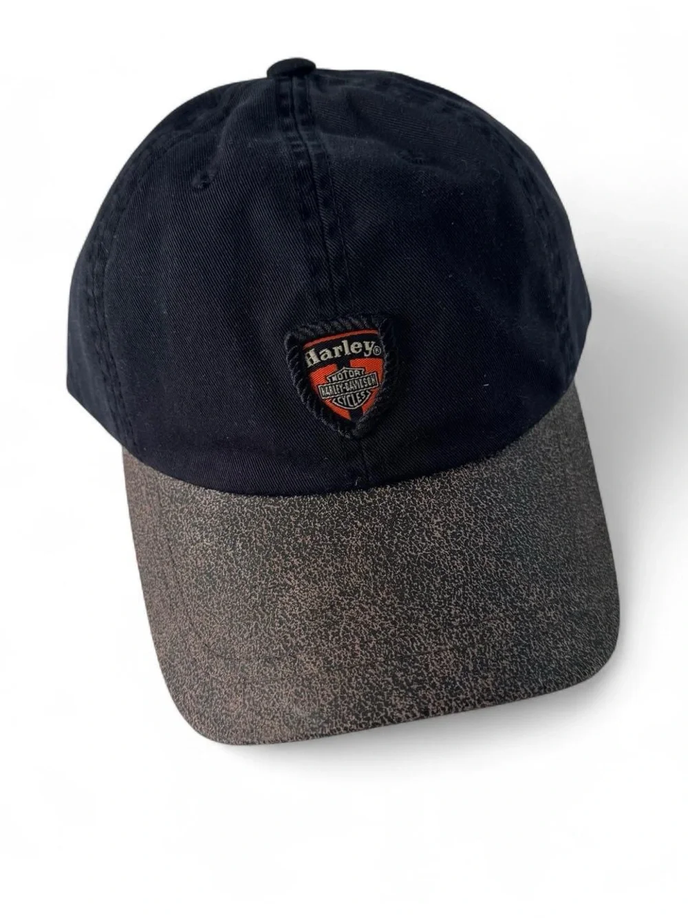 Harley Davidson Black Strapback Hat American Needle Vintage Style Motorcycle Cap